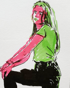 Woman model sketch
